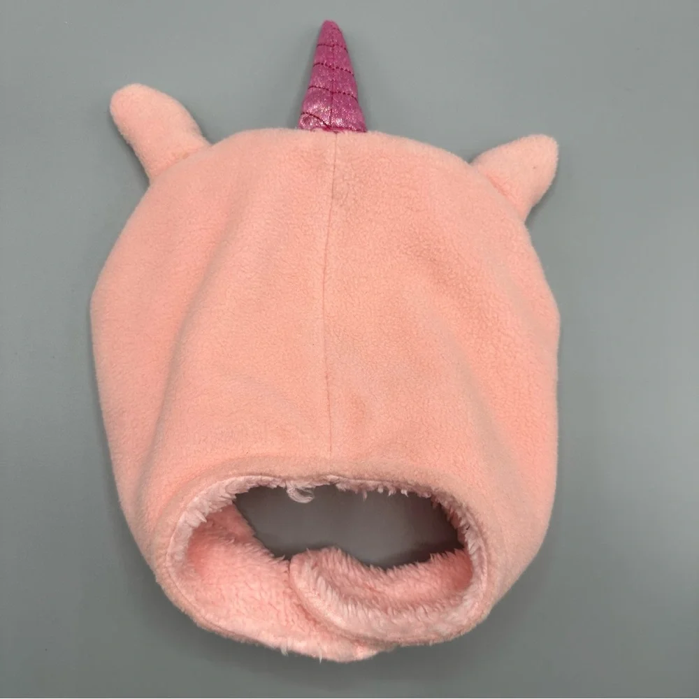 Little Me Kid Cozy Soft Beanie Winter Hat Unicorn Size 12M-24M Pink